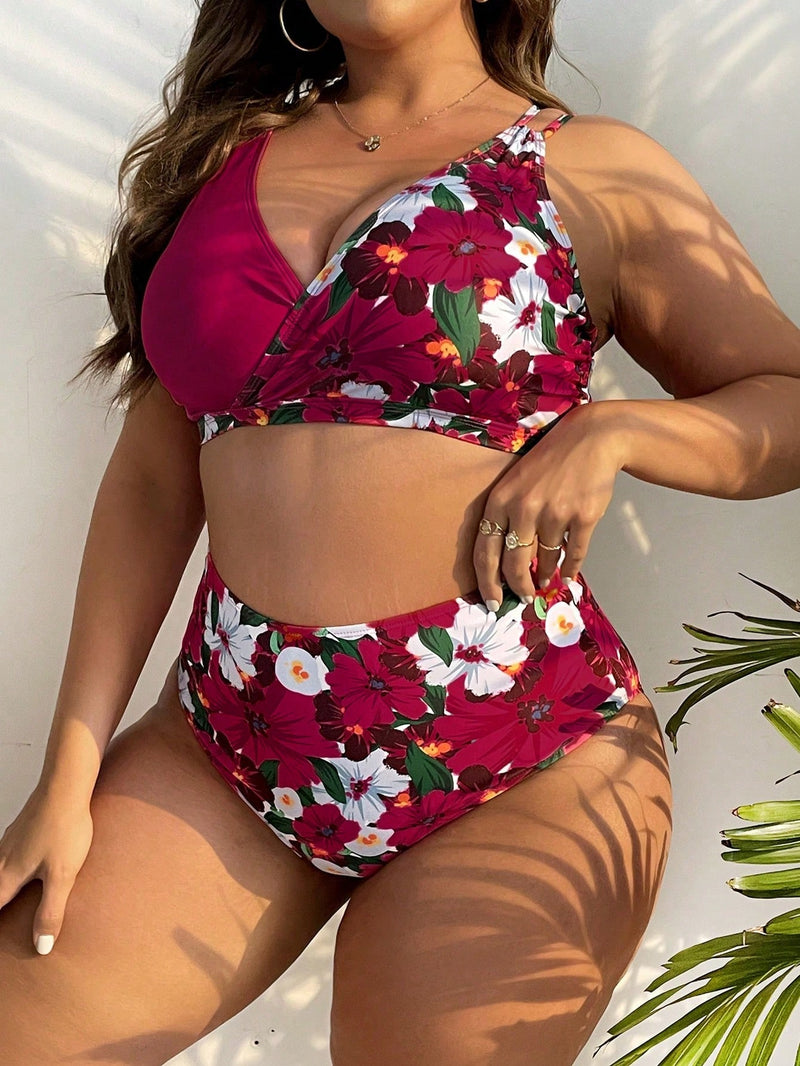 Biquini Feminino Cintura Alta Confortável Jenny Plus Size