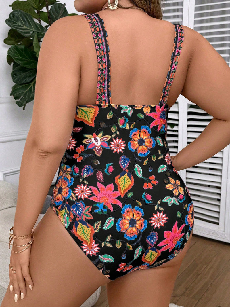 Maiô Feminino Estampado Pasley Vitória Plus Size