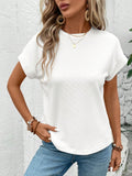 Blusa Feminina Texturizada e Mangas Claudia